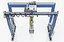 3d rubber-tyred gantry crane terex