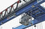 3d rubber-tyred gantry crane terex