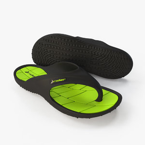 3ds max flipflops shoe footwear