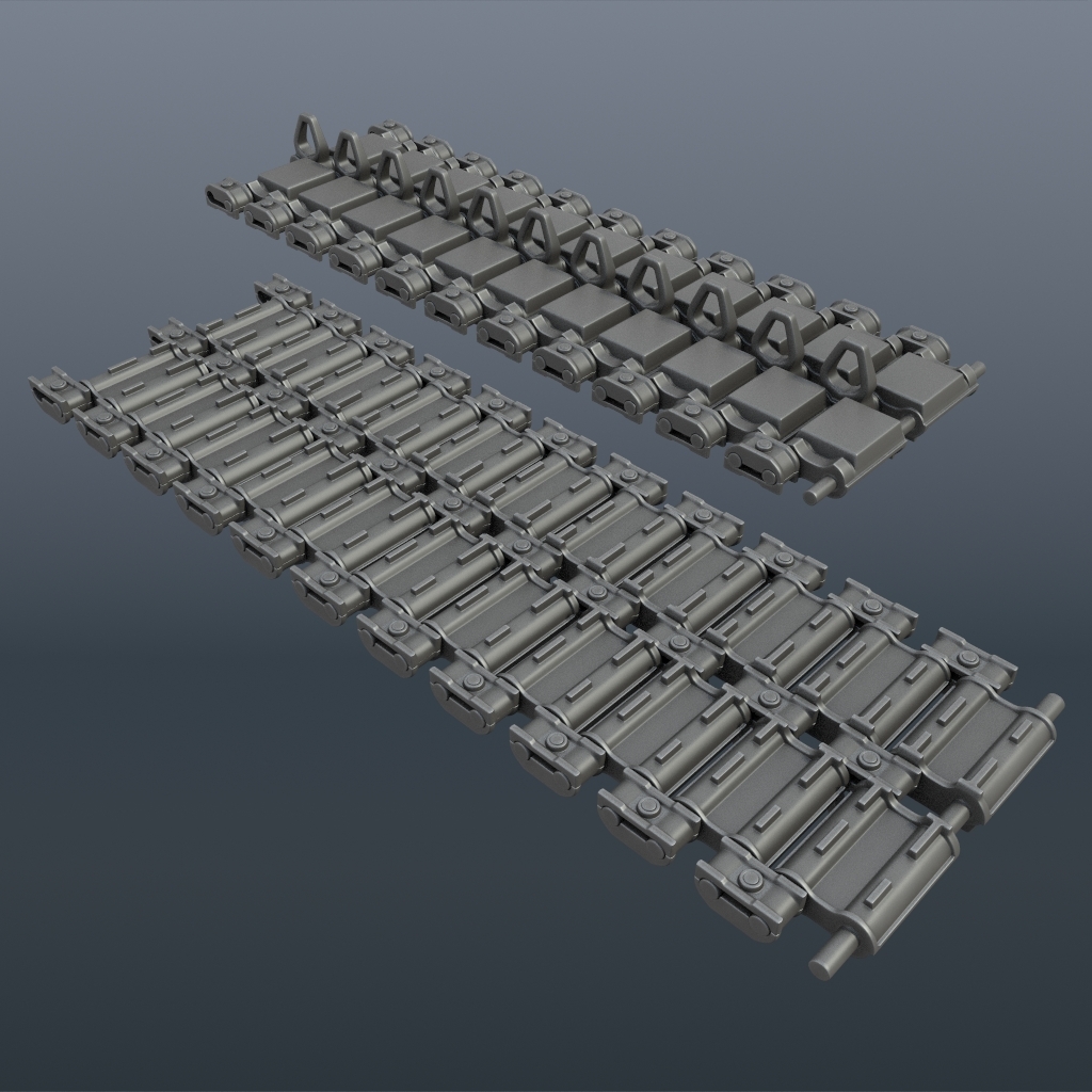 3d model continuous track