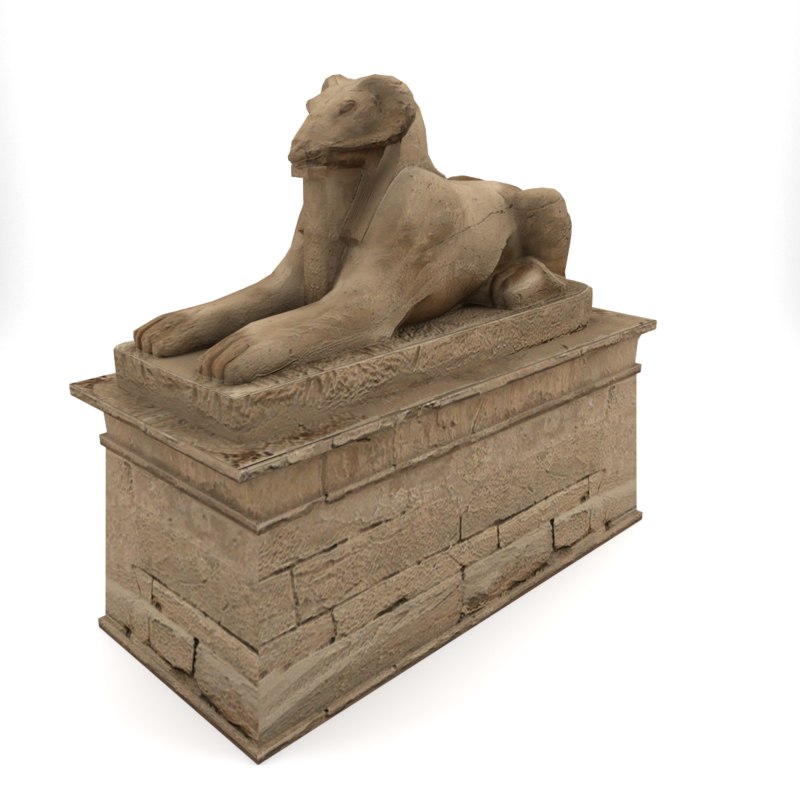 egypt egyptian sphinx 3d model