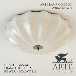 arte lamp cocoon a6180pl-3wh 3d model