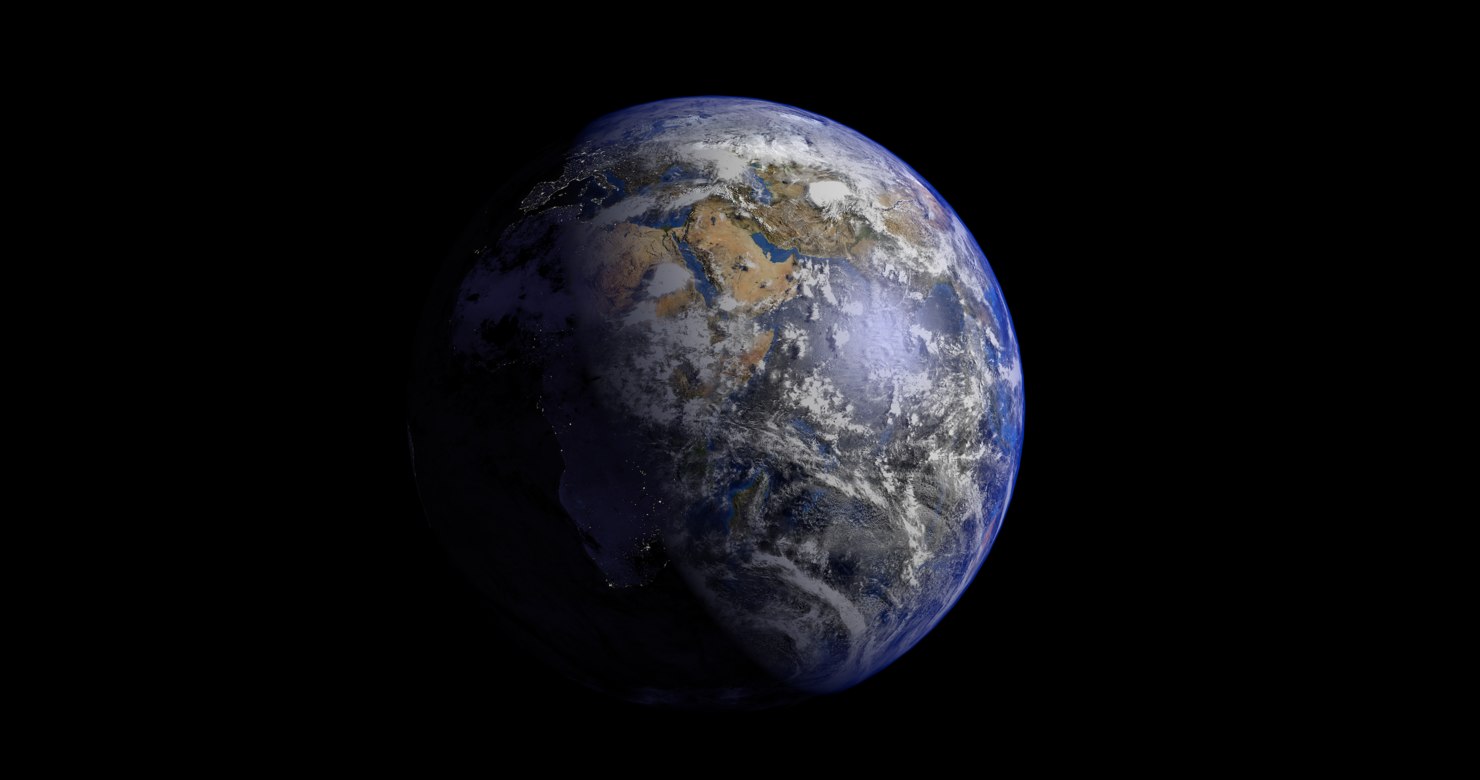 earth blender 3d model