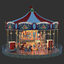 3d carousel carrousel