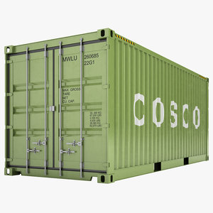 cargo container 3d model