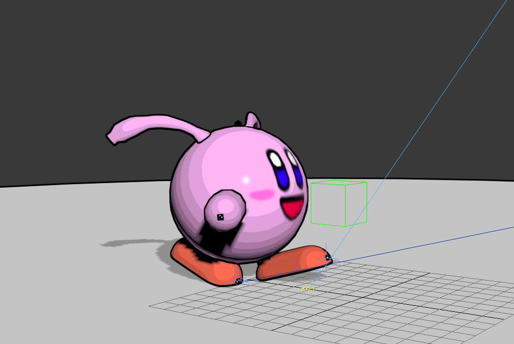 kirby girl 3d max