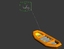 3d deploying life raft model