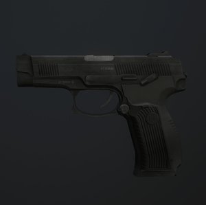 mp-443 grach pistol 3d 3ds