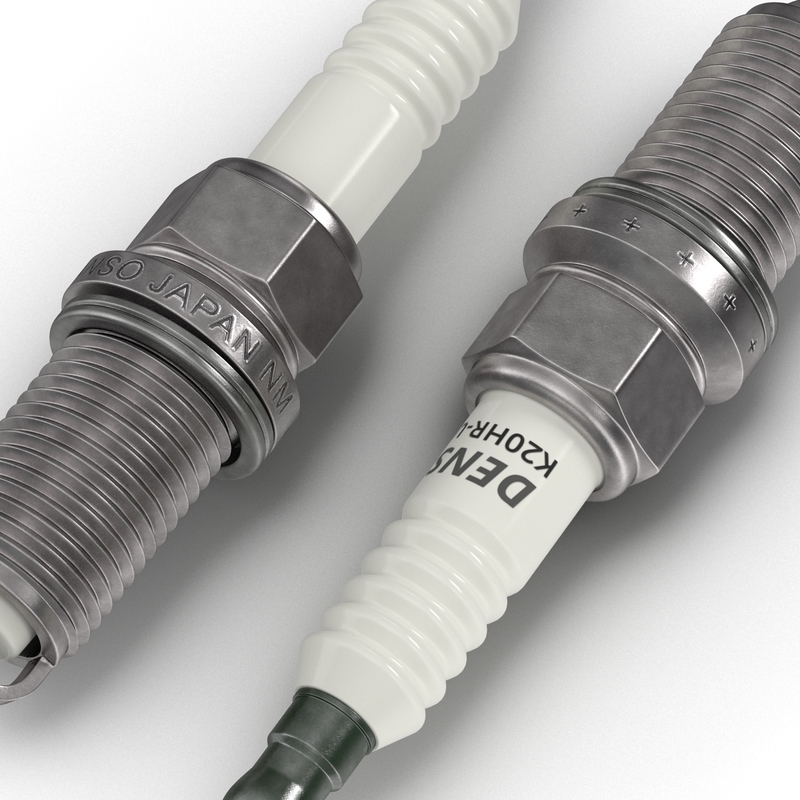 spark plug dual electrode 3d model