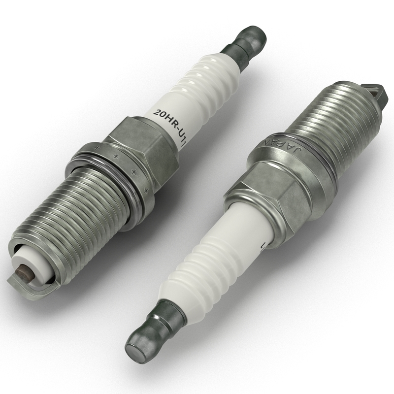 spark plug generic 3d model