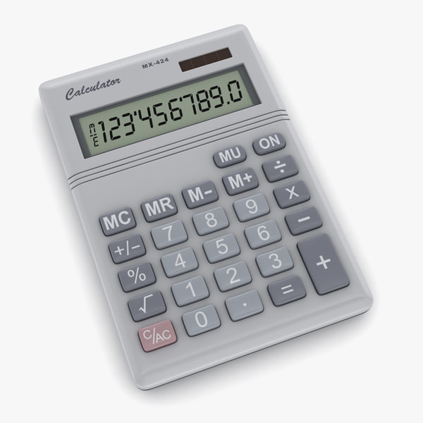 Calculator 3D Models for Download TurboSquid