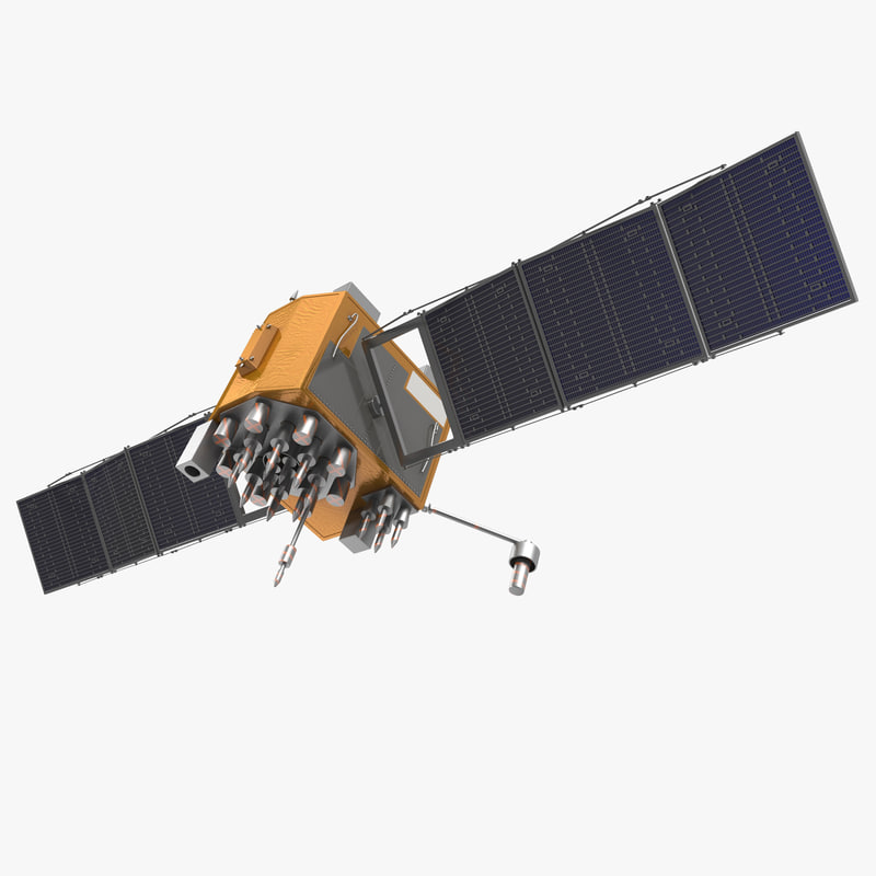 gps satellite navstar block 3d model