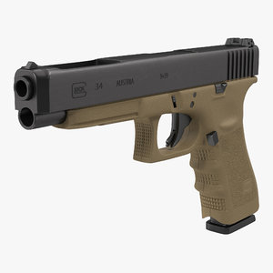 3d competition pistol glock 34 model