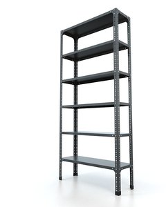 3d model steel rack