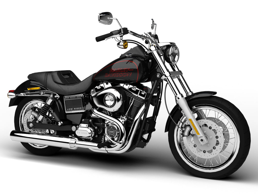 3d Model Harley Davidson Fxdl Dyna Rider