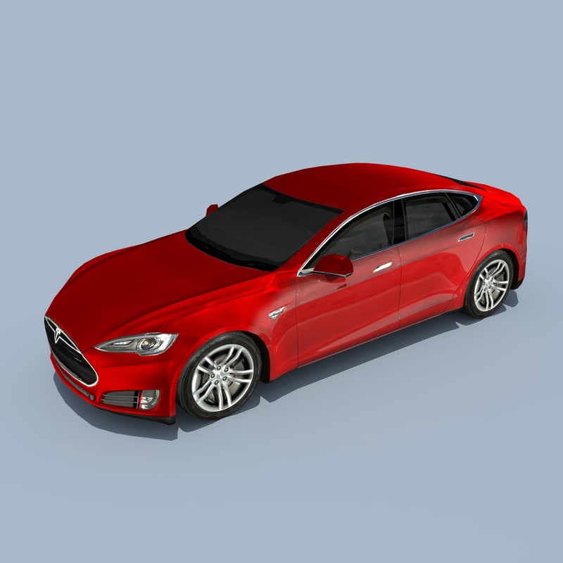 3d model tesla s