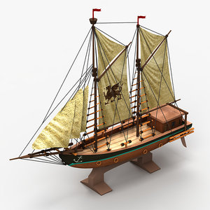 ship toy 3d 3ds