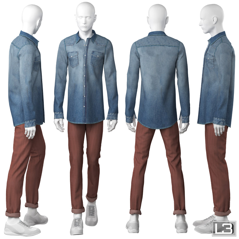 man mannequin 3d model