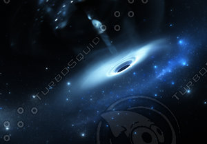 Stars falls into a black hole
