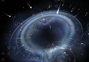 Maw of black hole