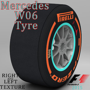 pirelli tyre w06 3d 3ds