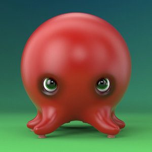 free octopus 3d model
