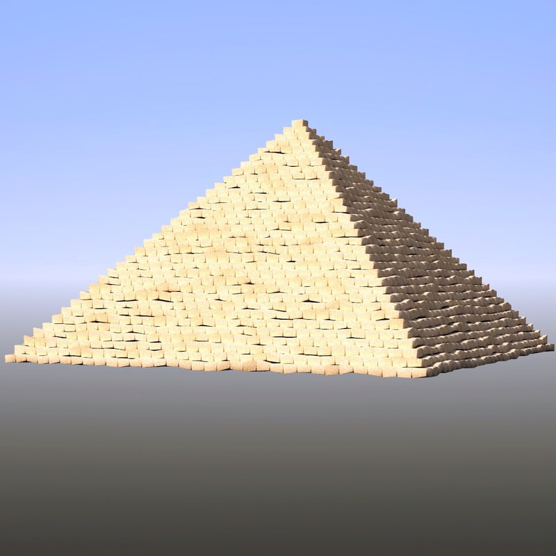 step pyramid 3d model