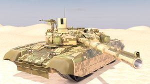3d model oplot-m main battle tank