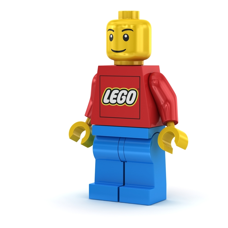 lego man 3d max