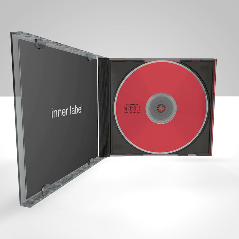 3d compact disc jewel case
