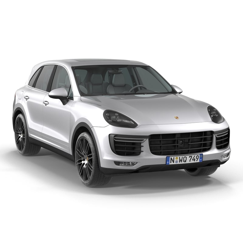 porsche cayenne turbo s 3d model