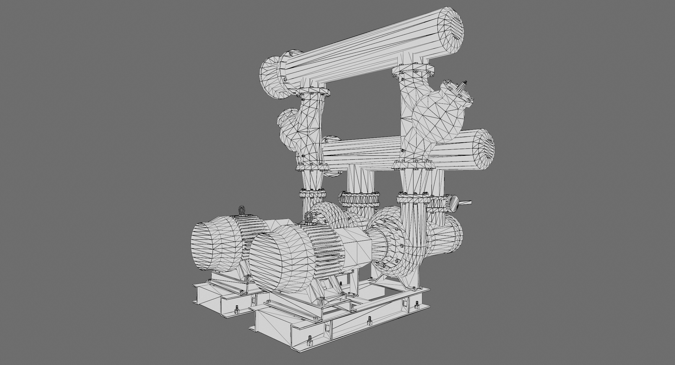 3d water pump model