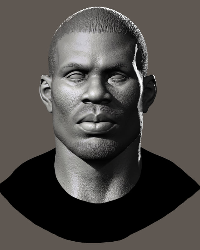 how to shape an african american face in zbrush