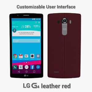 3d model lg g4 leather