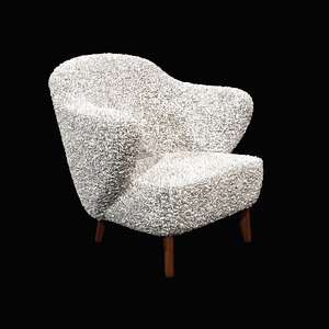 3d flemming lassen sheepskin lounge chairs