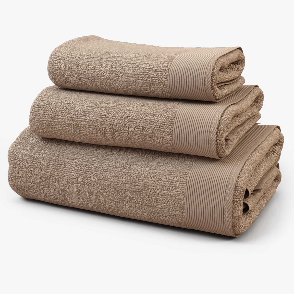 towel cloth fabric 3d model