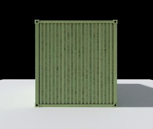 shipping container 3d 3ds