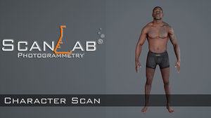 male body scan - 3d model