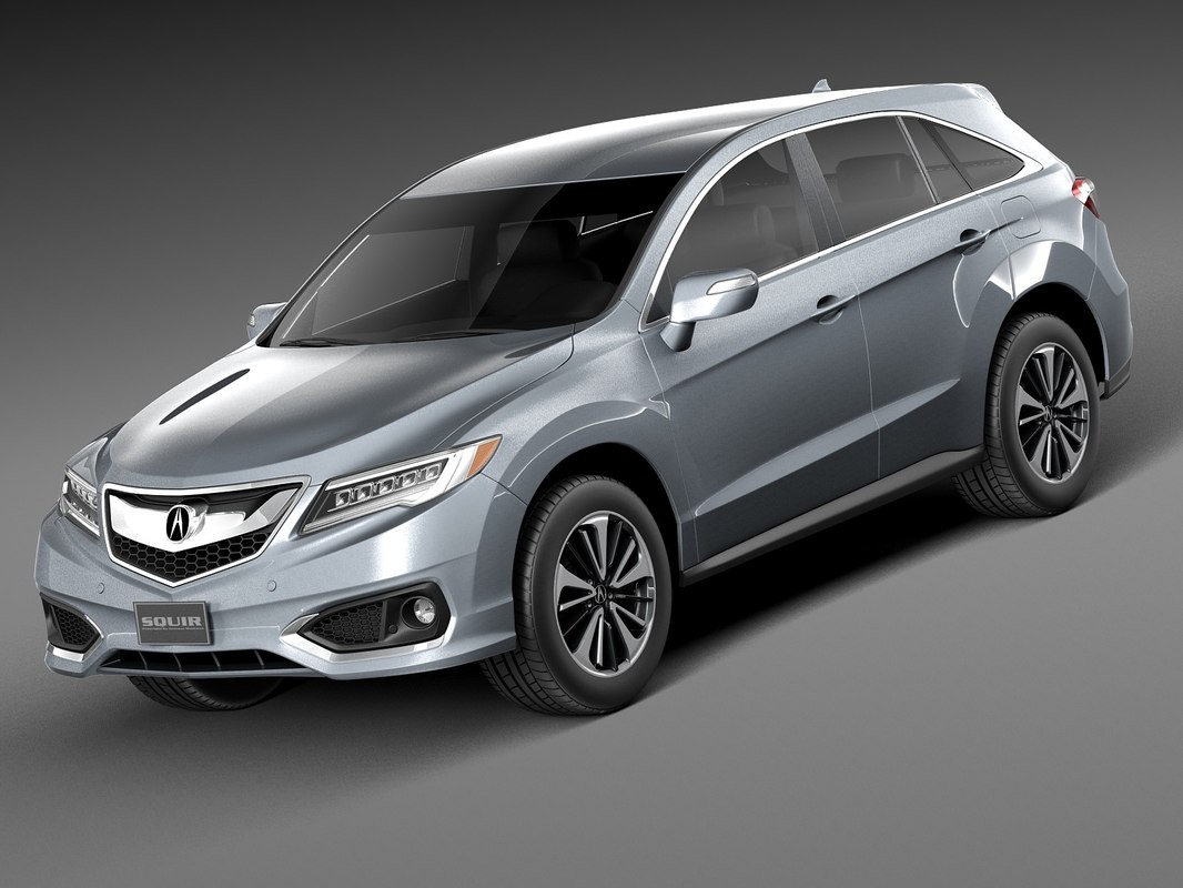 3d 2016 acura rdx