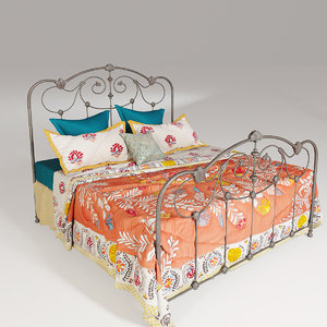 3ds max anthropologie lydia bed
