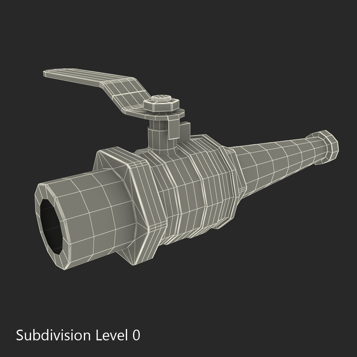 3d model nozzle modeled realistic