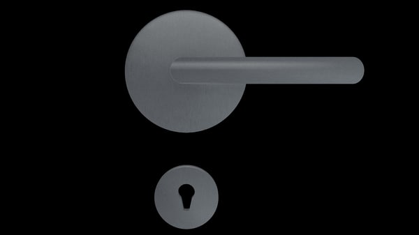 door handle aluminium 3d model