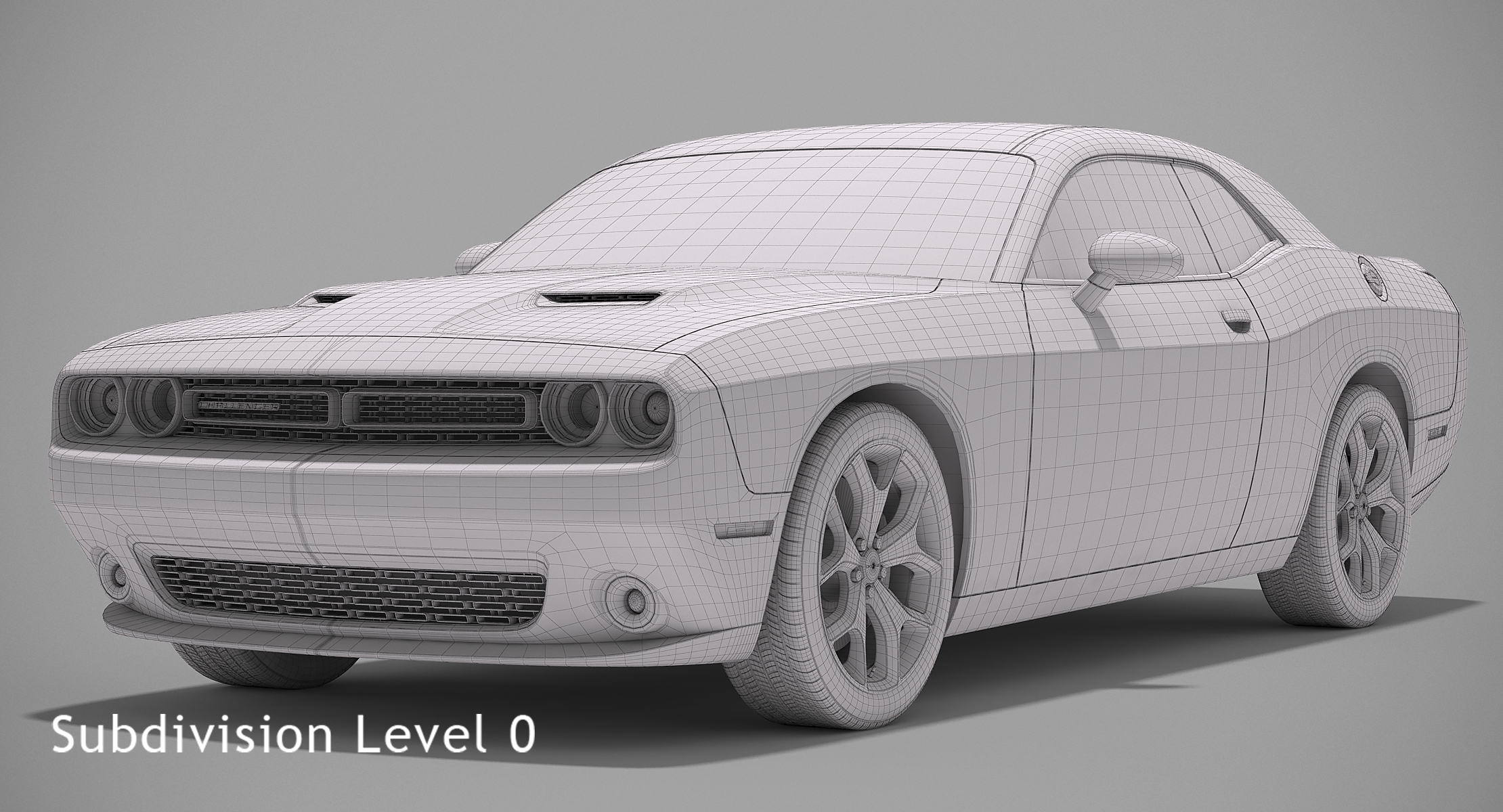 3d dodge challenger sxt 2015