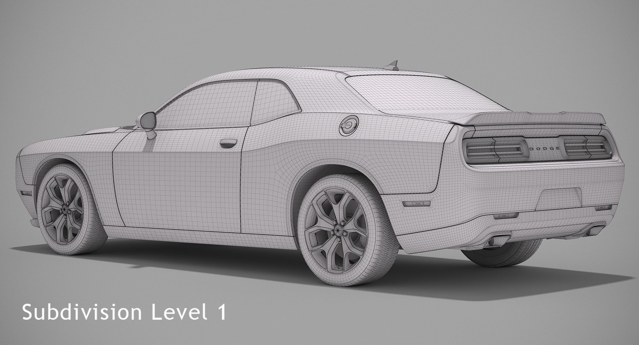 3d dodge challenger sxt 2015