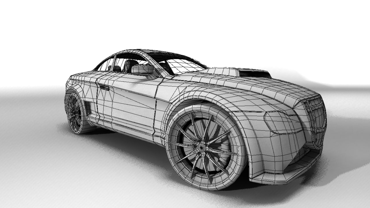 concept car 3d model