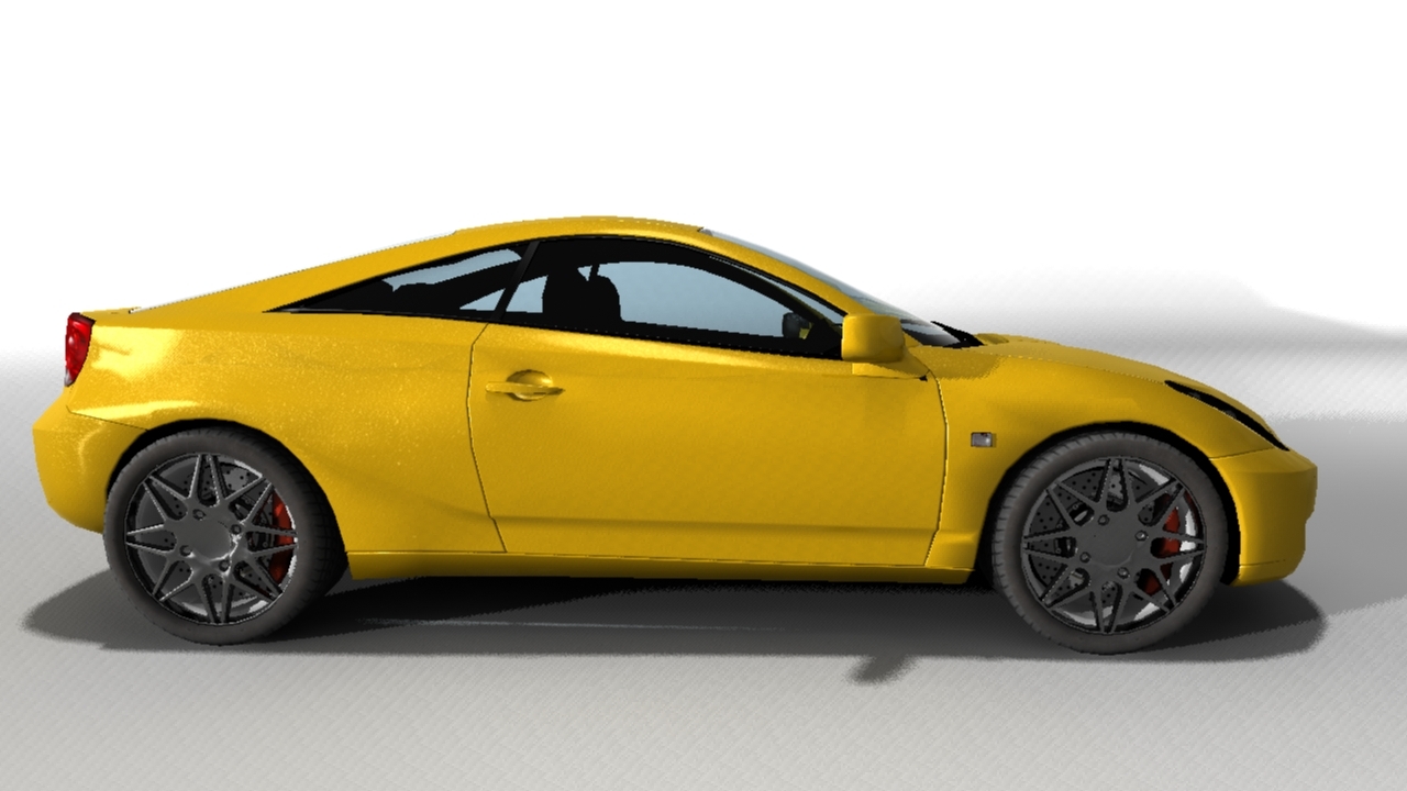 toyota celica 3d model