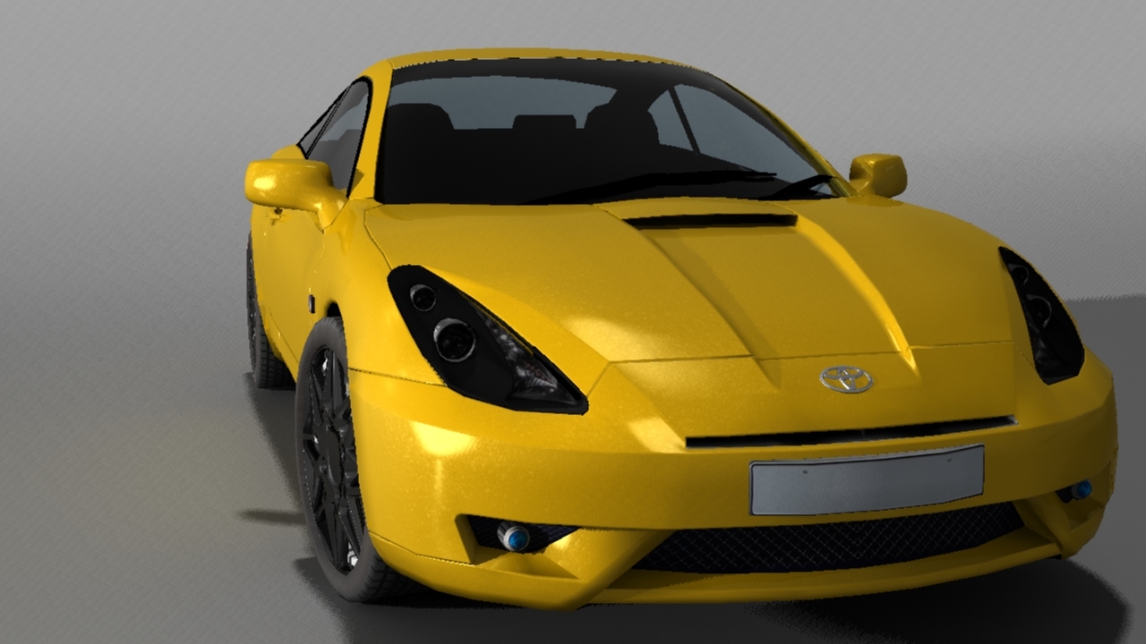 toyota celica 3d model