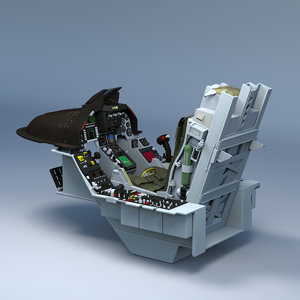 3d f16 cockpit