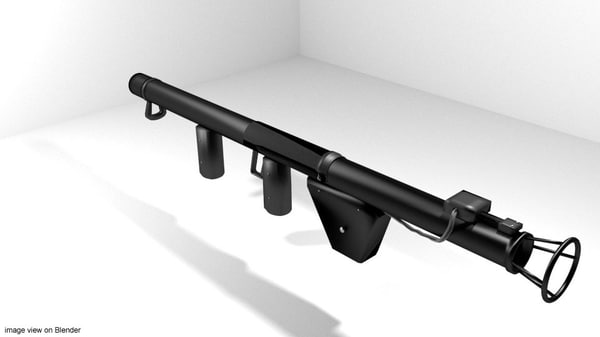 Raketenwerfer Schulter Abgefeuert M1 Bazooka 3d Modell Turbosquid 936264