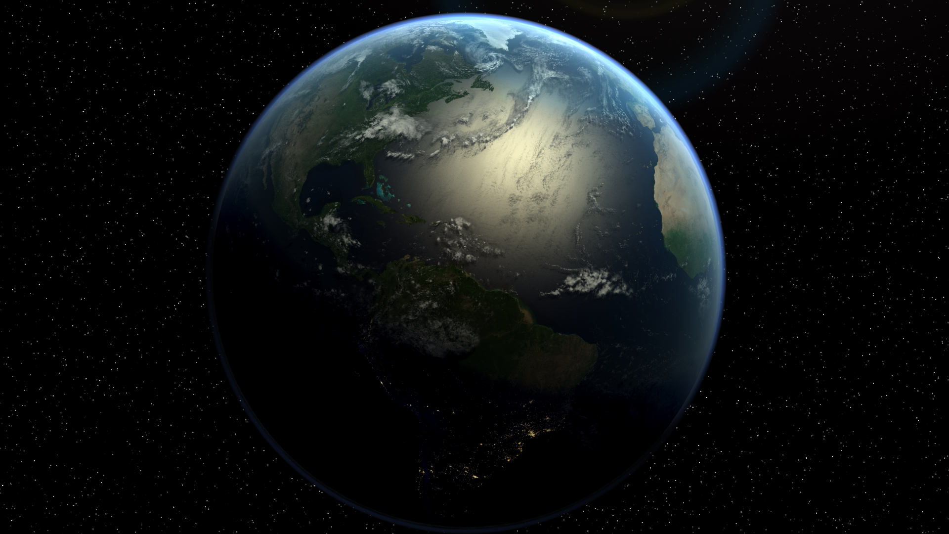 蓝色大理石超高清3d模型